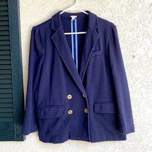 J Crew Knit cotton blazer